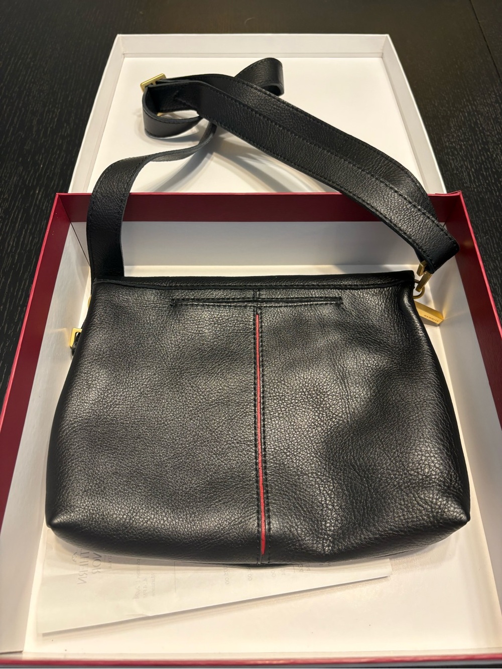 Hammitt VIP Bag Black/Red with Gold hardware - Picture 3 of 5